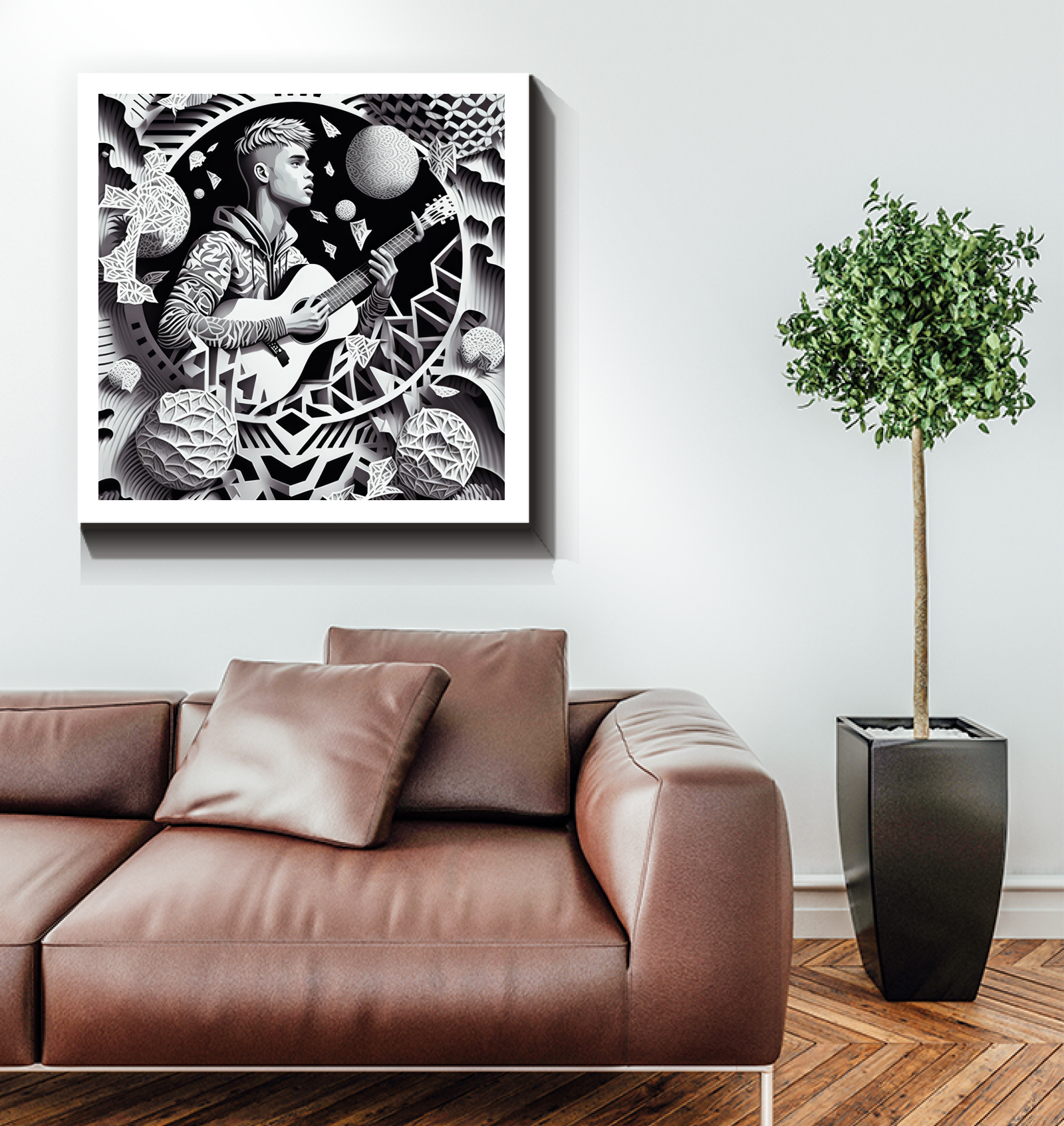 Harmonious Siren Songs Wall Art on Canvas