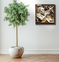 Musical Mandala Magic Wrapped Canvas