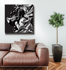 Power Ballad Wrapped Canvas