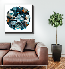 Bassline Beauty Wrapped Canvas