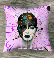 Cascade of Creativity Pillow