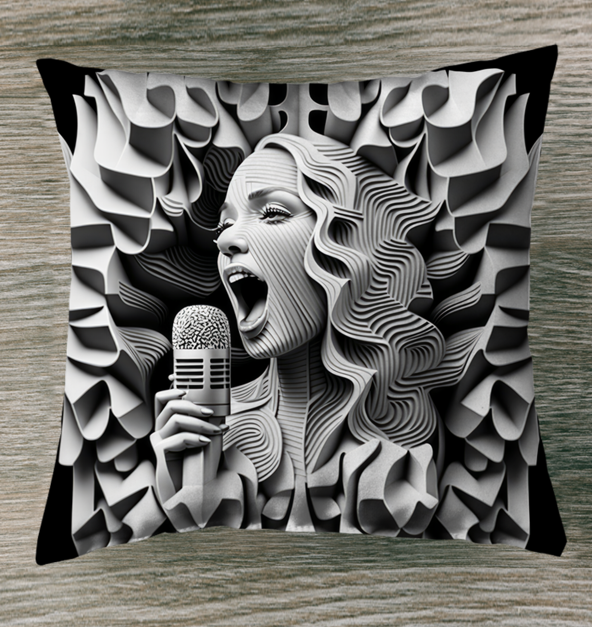 Symphonic Beauty Outdoor Pillow