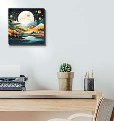 Whimsical Wildflowers Meadow Canvas