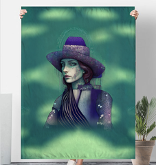 Tranquil Elegance Sherpa Blanket