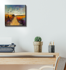 Desert Dreamscape Wrapped Canvas