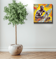 Close-up texture of Surfing 5 16T Canvas artwork