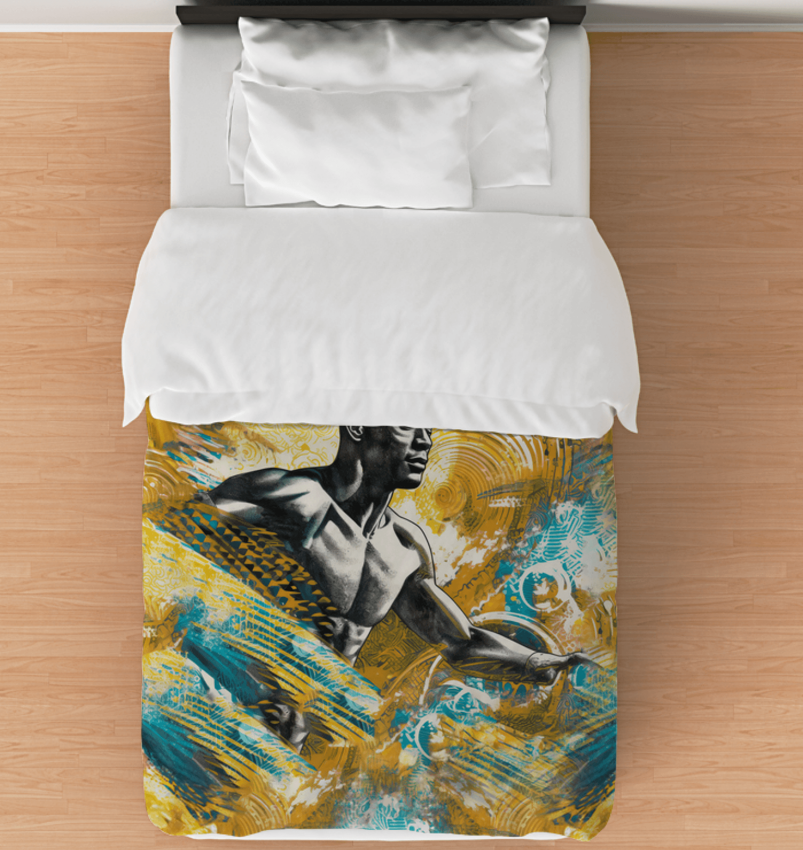 Surfing 5 17 Twin Comforter with Dynamic Surf Design