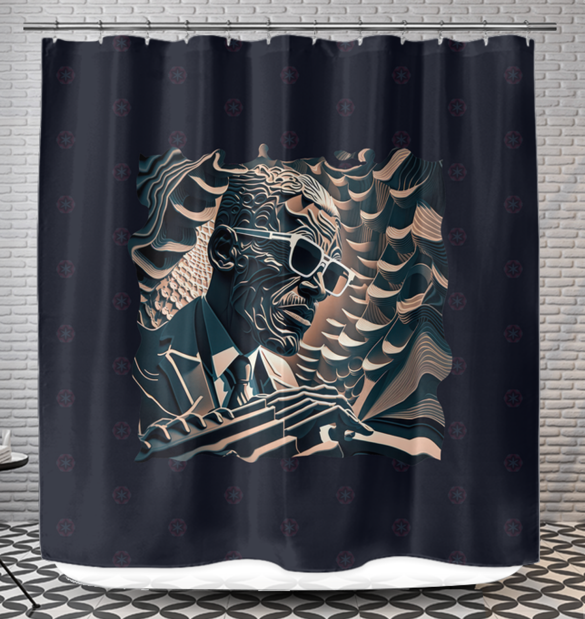 Regal Orchestra Shower Curtain