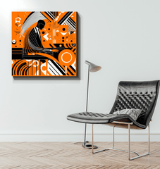 Chic Couture All-Over Print Wrapped Canvas - Beyond T-shirts