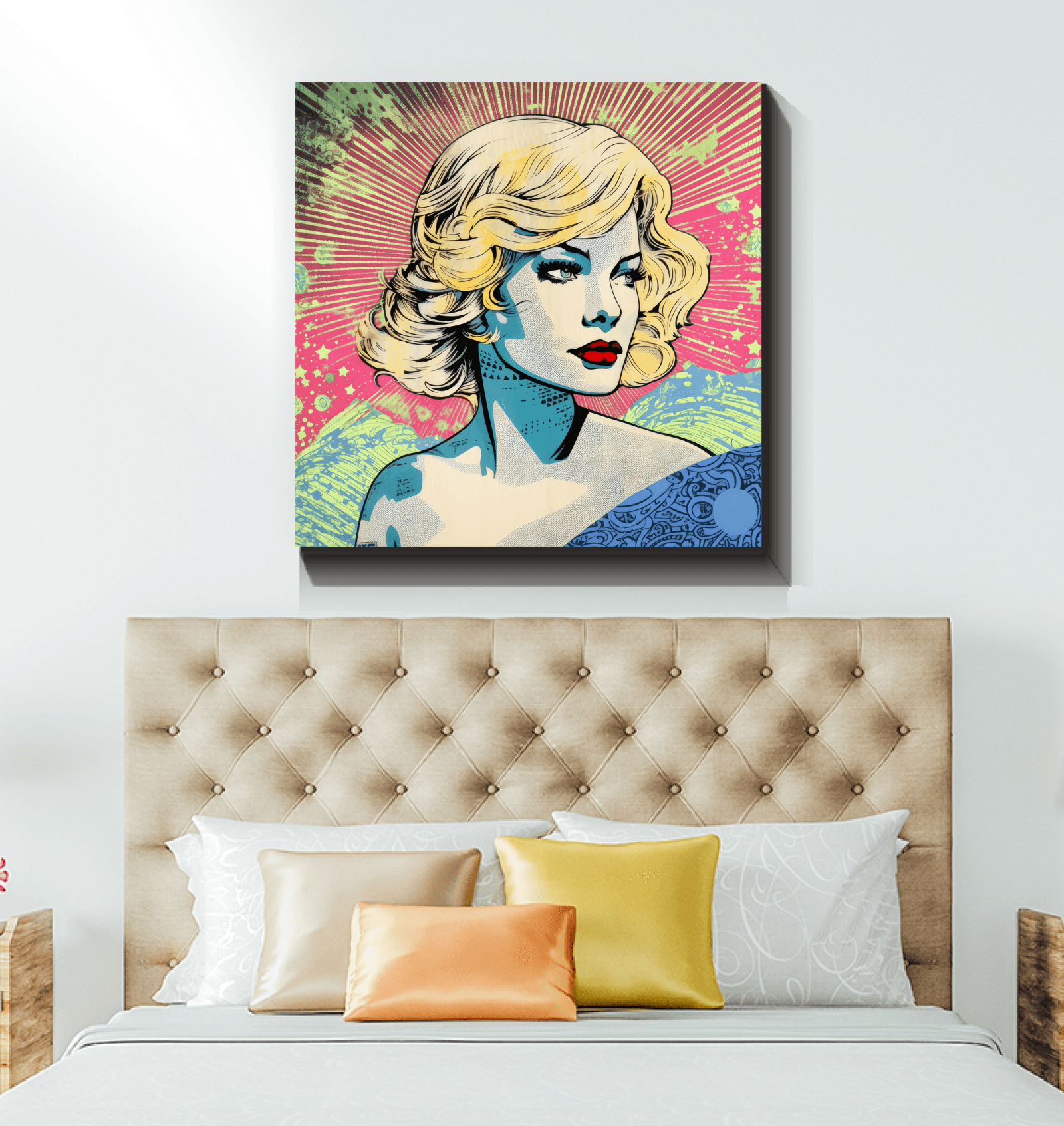 Surfing Crescendo Canvas Art - Beyond T-shirts