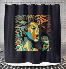 The Ethereal EDM Shower Curtain