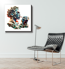 Lyrical Luminescence Wrapped Canvas