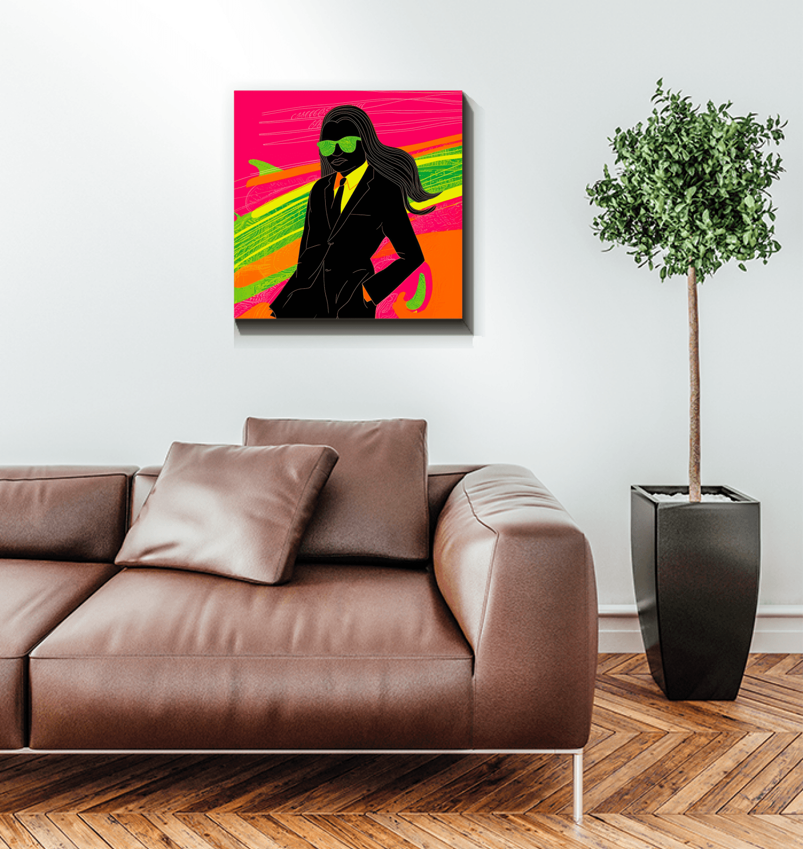 Artistic Elegance Fashion Canvas Print - Beyond T-shirts