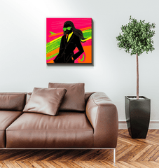 Artistic Elegance Fashion Canvas Print - Beyond T-shirts