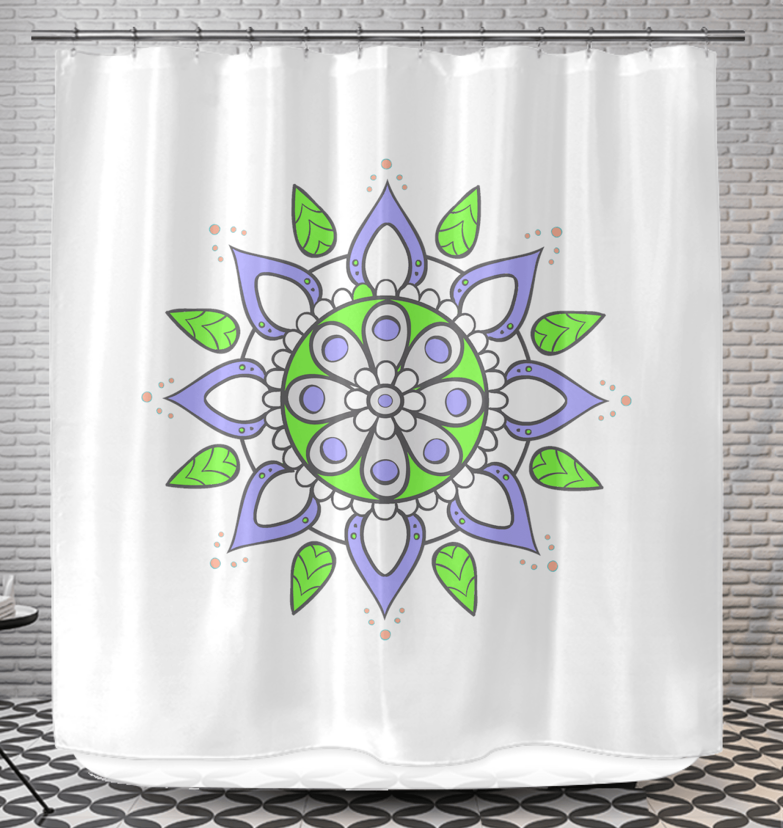 Mandala Tranquility Polyester Curtain - Beyond T-shirts