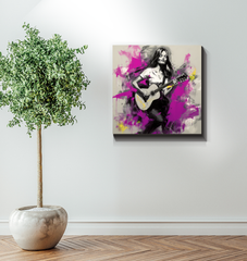 Rhythms of Life Minimalist Abstract Wrapped Canvas