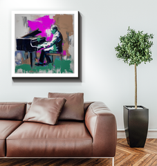 Chic Minimalist Art Wrapped Canvas
