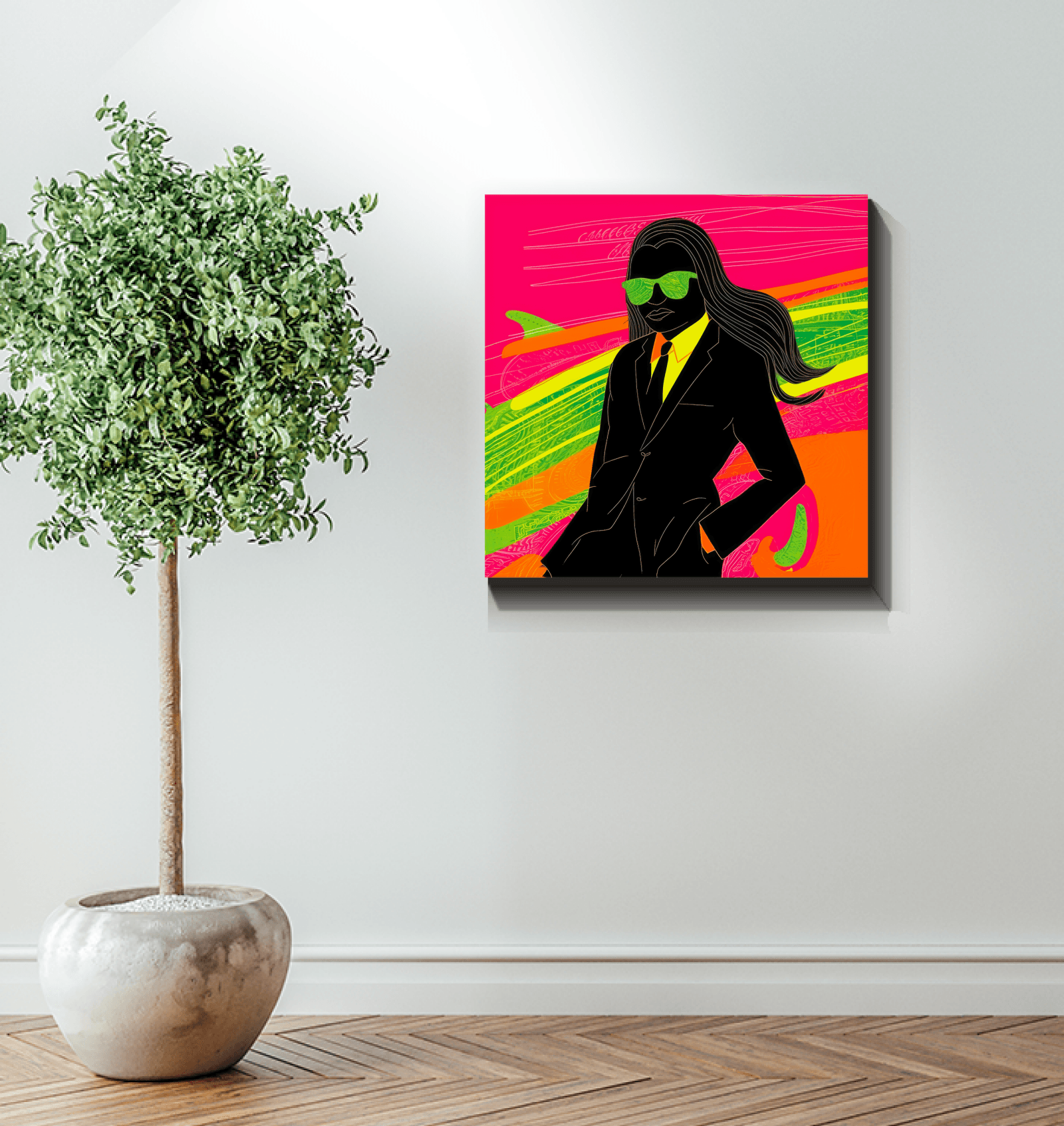 Artistic Elegance Fashion Canvas Print - Beyond T-shirts