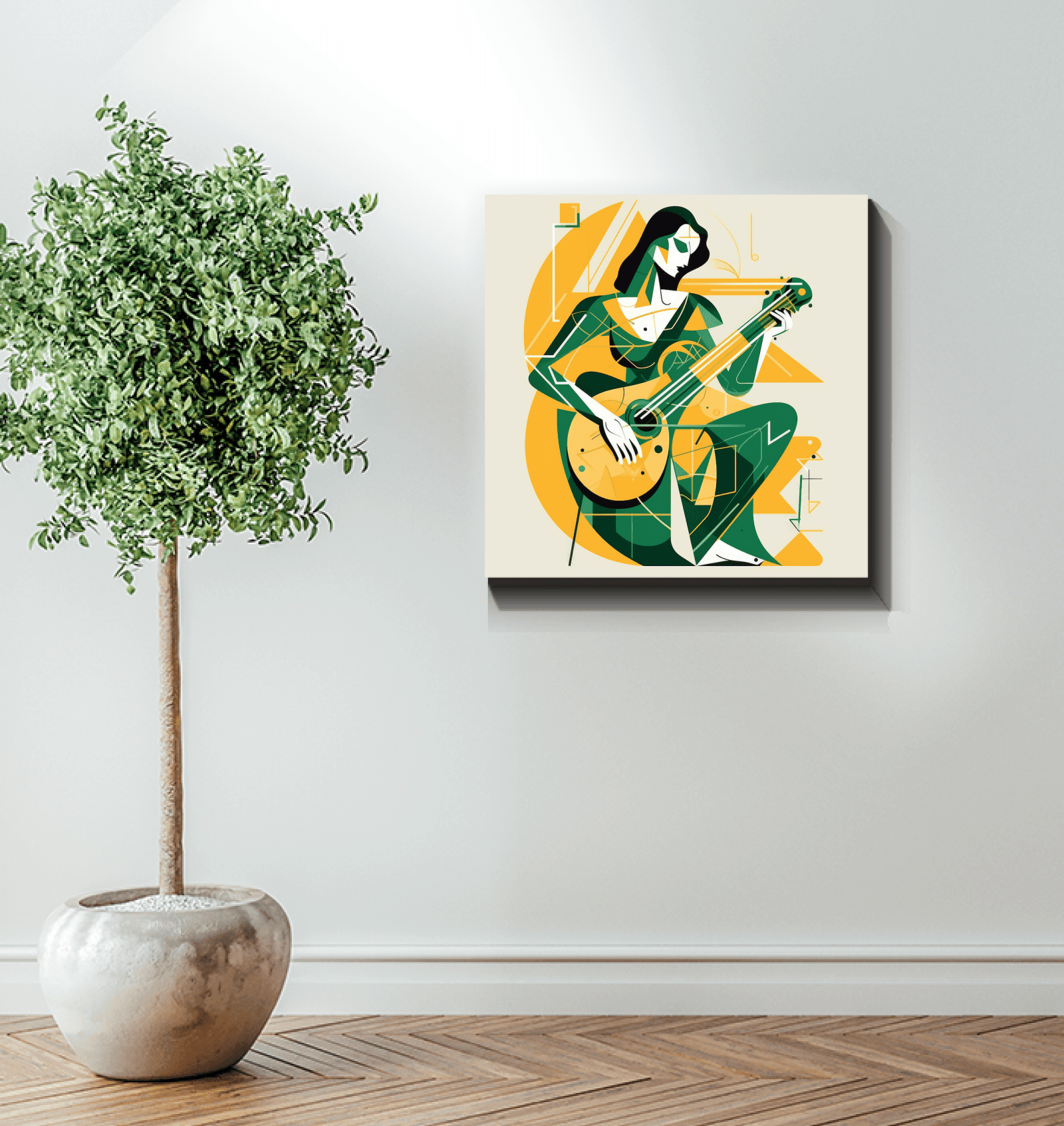 Runway Elegance Wrapped Canvas - Beyond T-shirts
