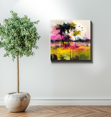 Sunset Splendor Landscape Wrapped Canvas