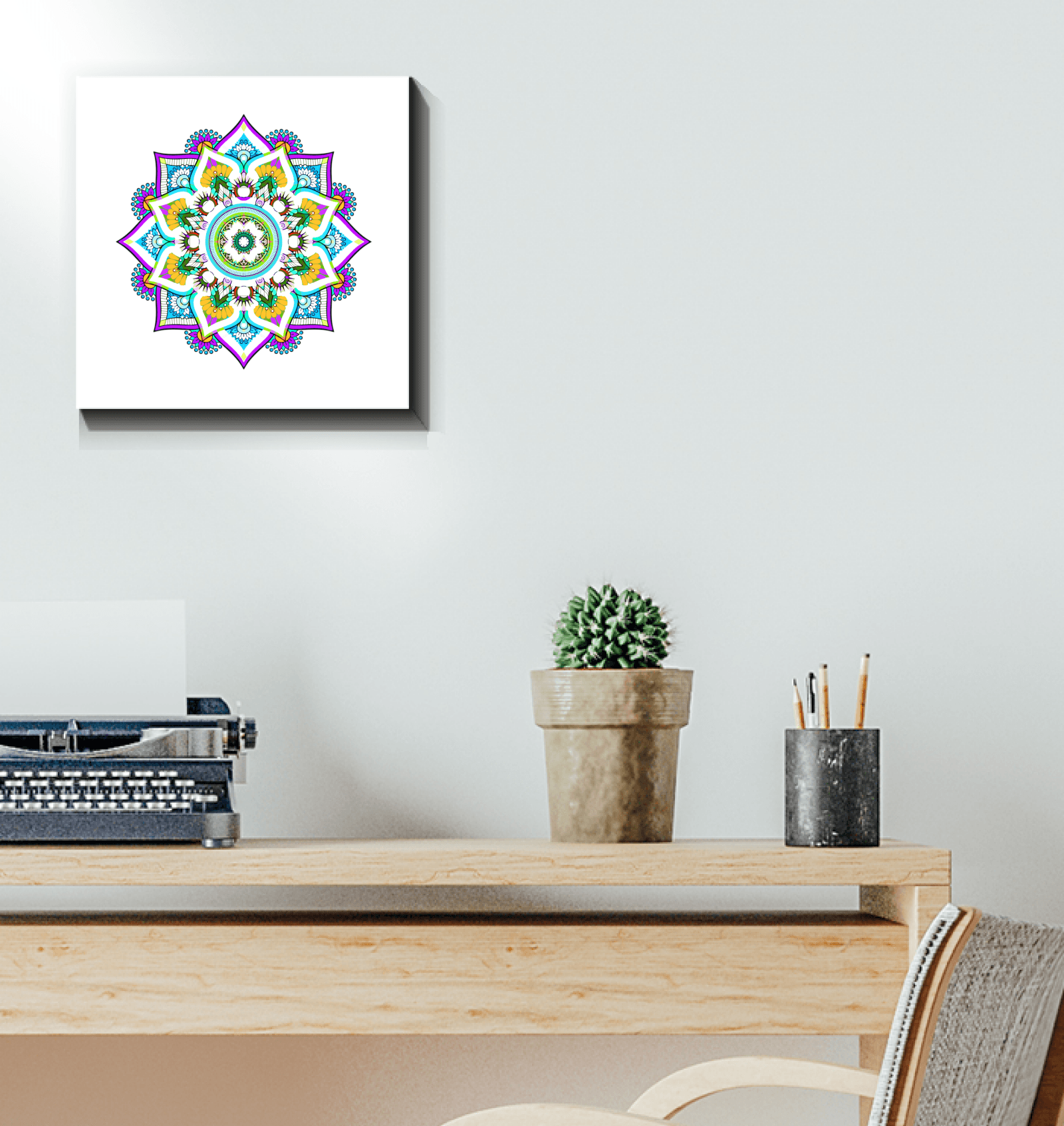 Mandala Blossom Ceramic Mural - Beyond T-shirts