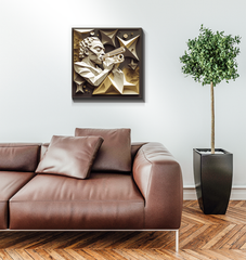 Musical Mandala Magic Wrapped Canvas