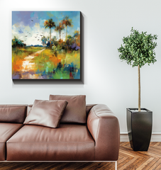 Coastal Serenity Wrapped Canvas