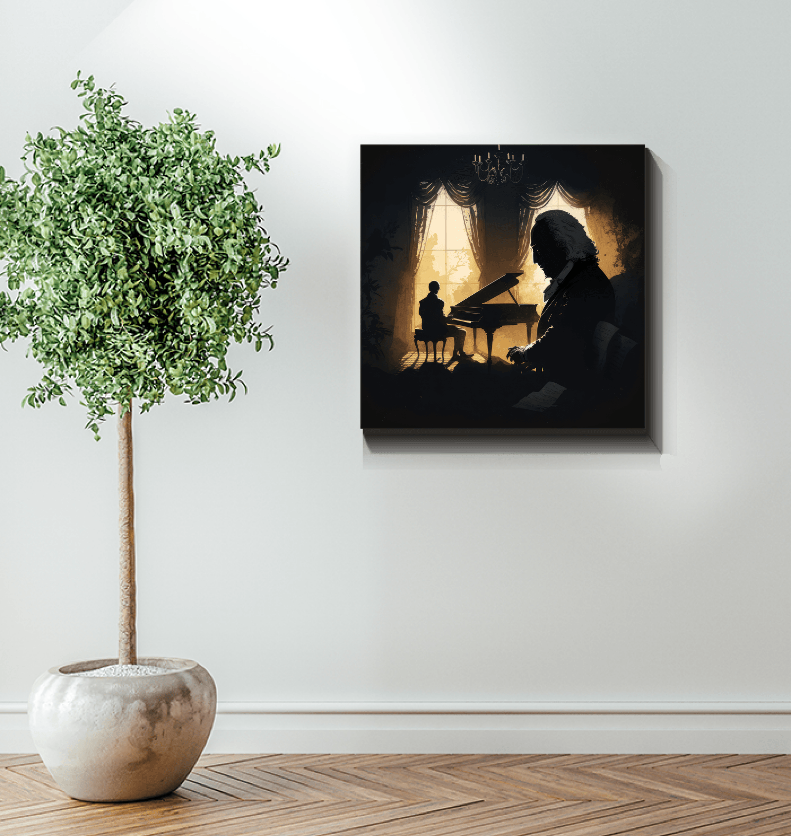 Jazz in the City - Urban Music Canvas Print - Beyond T-shirts