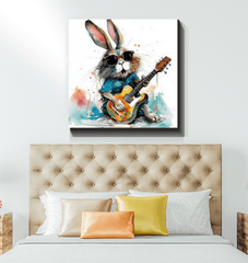 Artful Acoustics Caricature Canvas Art - Beyond T-shirts