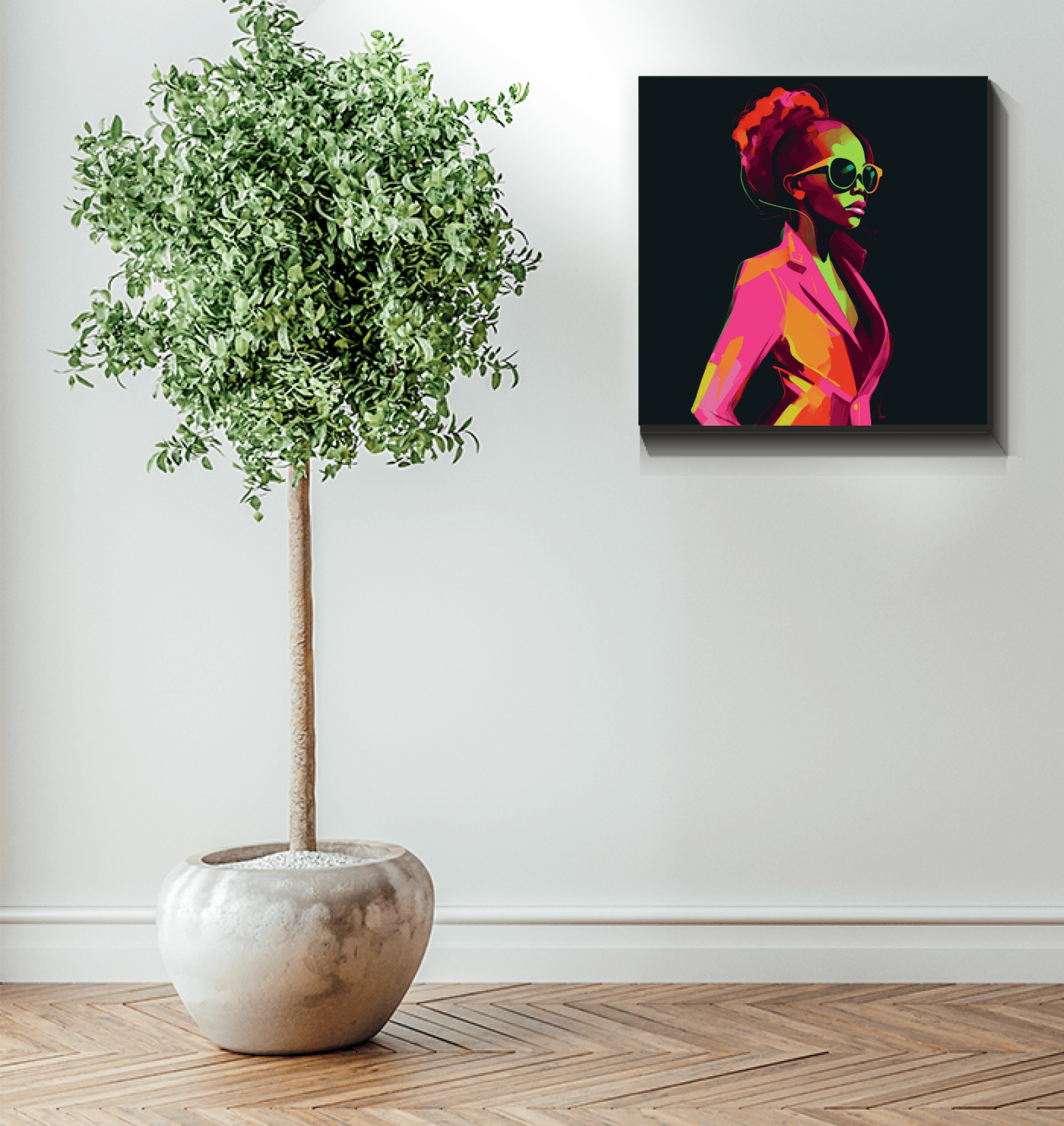 Vogue Vibes Runway Canvas Print - Beyond T-shirts