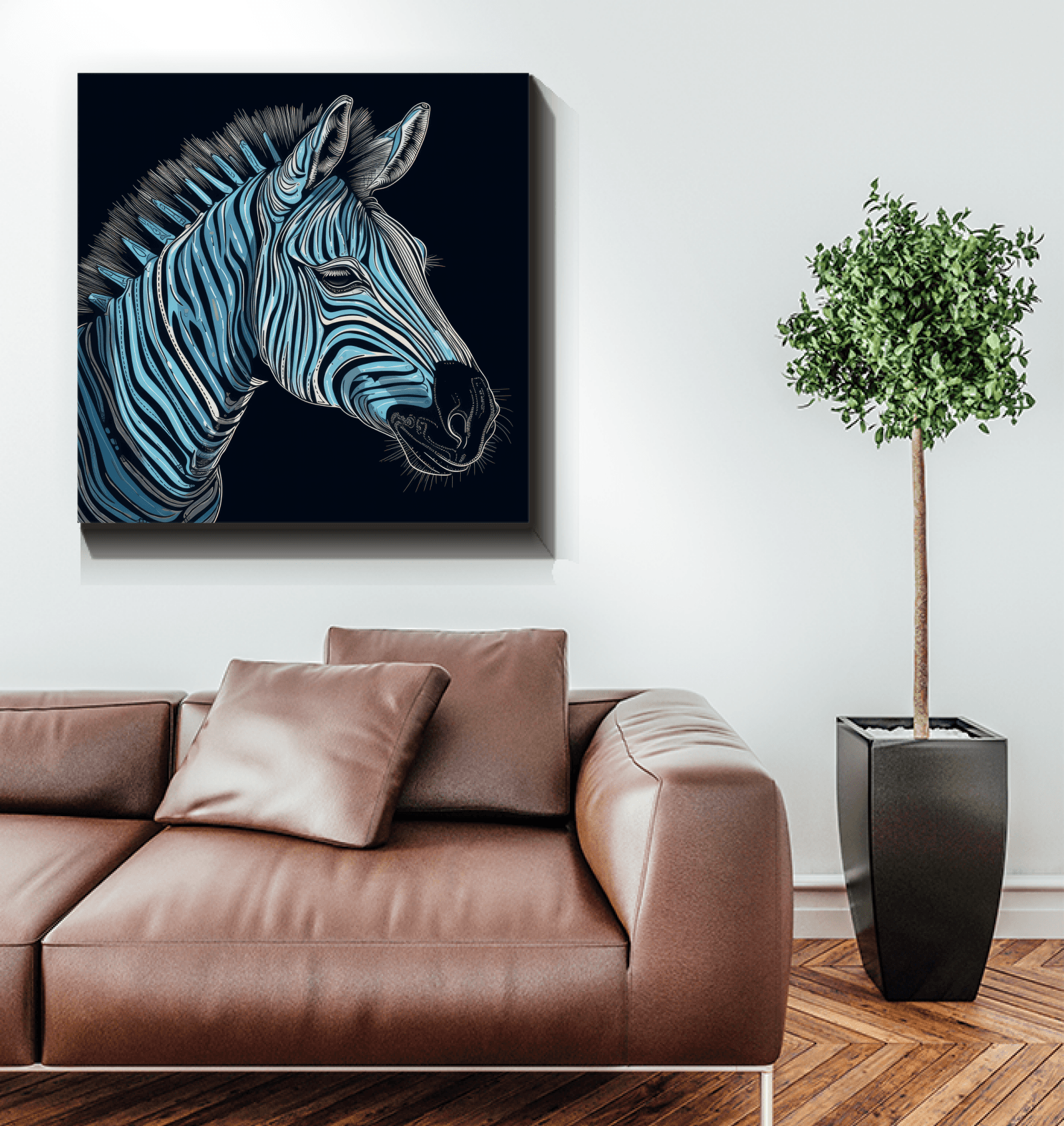 Zebra Family Bonding Canvas - Beyond T-shirts