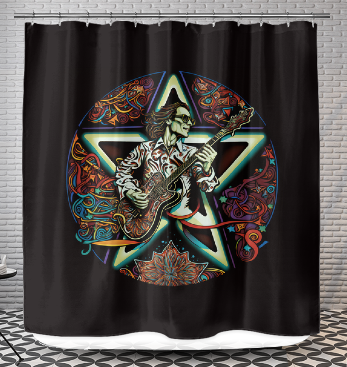 Reggae Ripples Shower Curtain