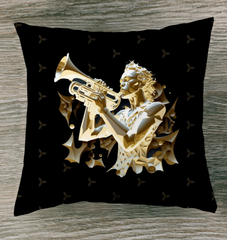 Lyrical Luminescence Outdoor Pillow