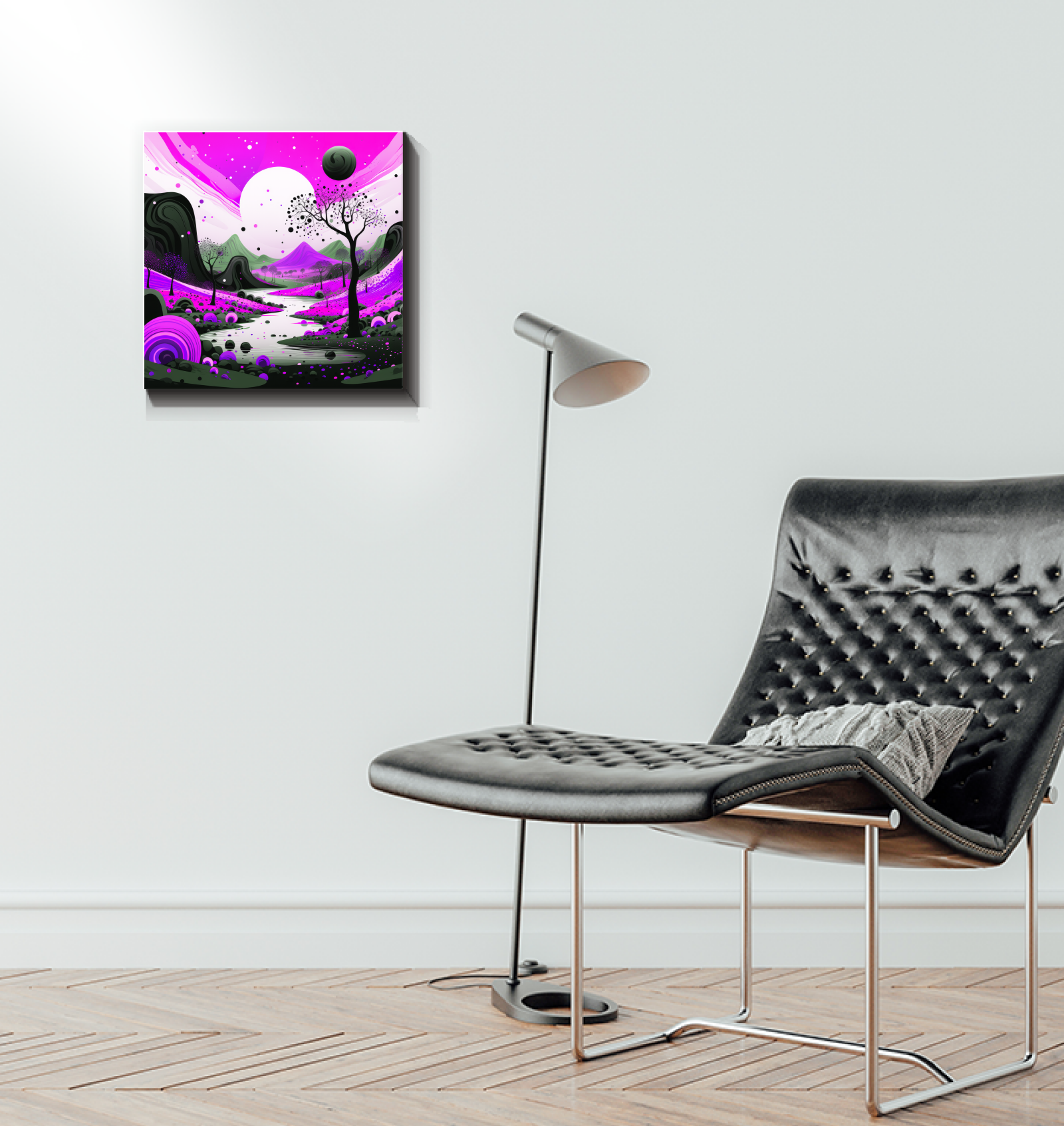 Mesmerizing Mesa Desert Landscape Canvas