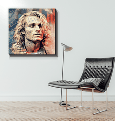 Surfing Synchrony Canvas Art Print - Beyond T-shirts