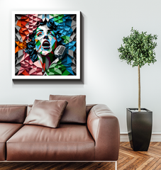 Indie Folk Festival Wrapped Canvas