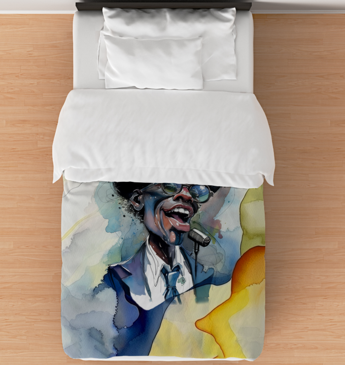 Clarinetist’s Calm Comfort Duvet Cover