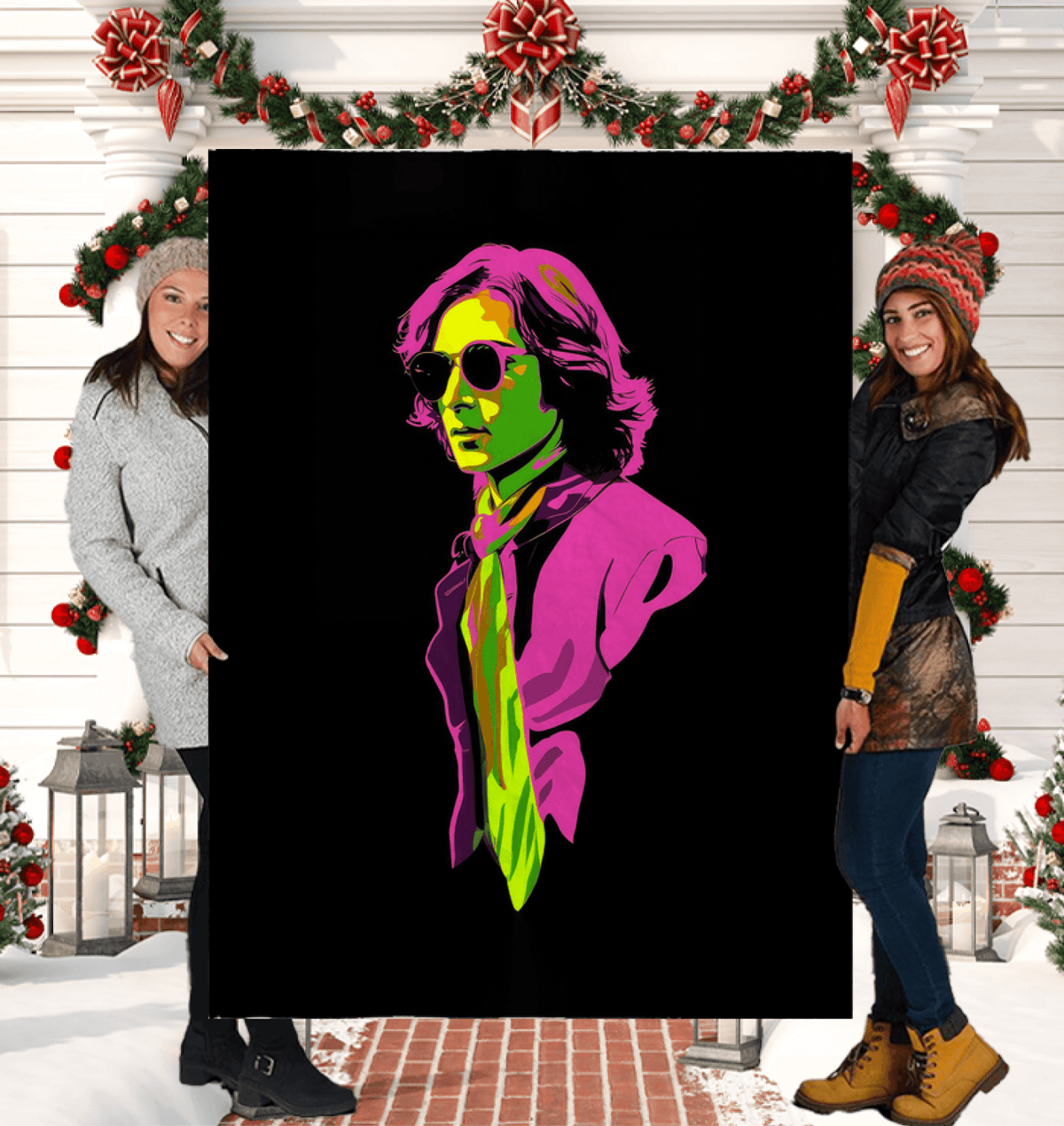 Artistic Brushstroke Sherpa Blanket - Beyond T-shirts