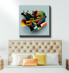 Disco Fever Wrapped Canvas