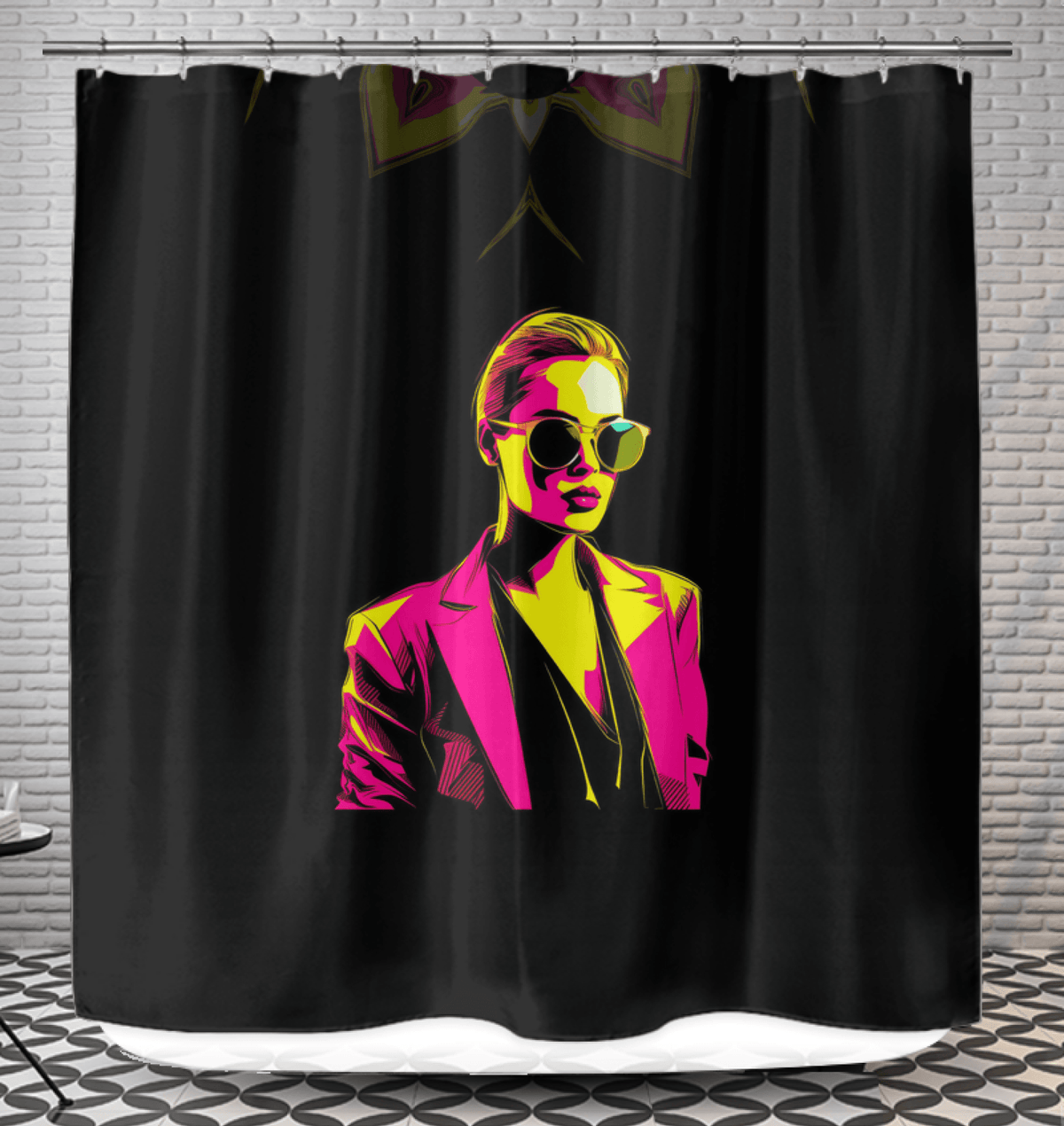 Timeless Vogue Shower Curtain - Beyond T-shirts
