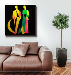 Graffiti Couture Canvas Print - Beyond T-shirts