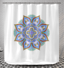 Mandala Zen Bamboo Shower Curtain - Beyond T-shirts