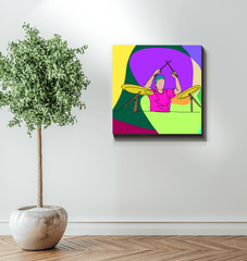 Drummer Wrapped Canvas - Beyond T-shirts