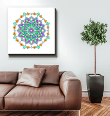 Mandala Enchantment Window Decal - Beyond T-shirts