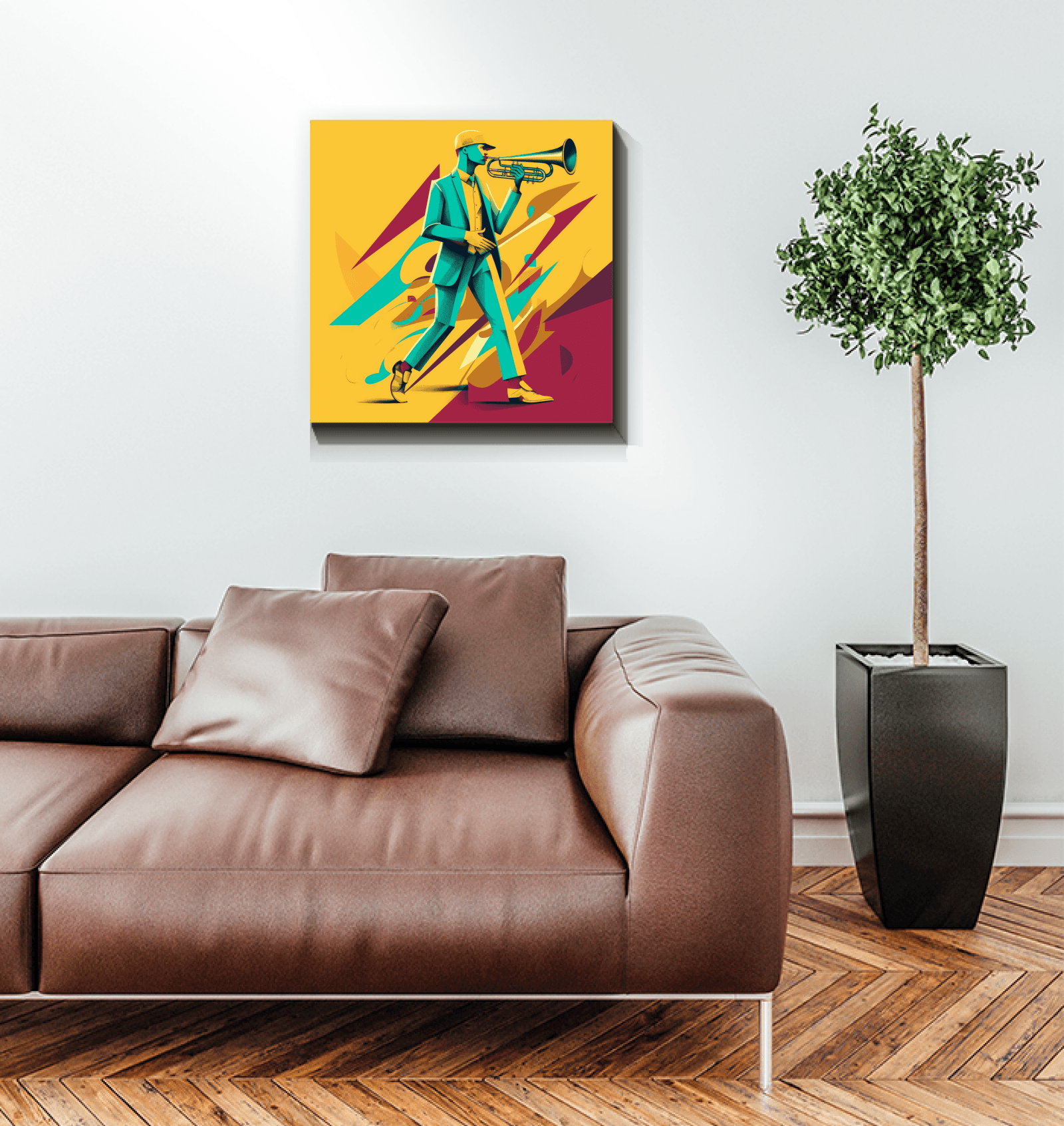 Jazzed Up Elegance Canvas Print - Beyond T-shirts