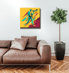 Jazzed Up Elegance Canvas Print - Beyond T-shirts