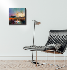 Sunset on the Horizon Wrapped Canvas