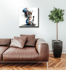 Tuneful Taunts Caricature Art Canvas - Beyond T-shirts