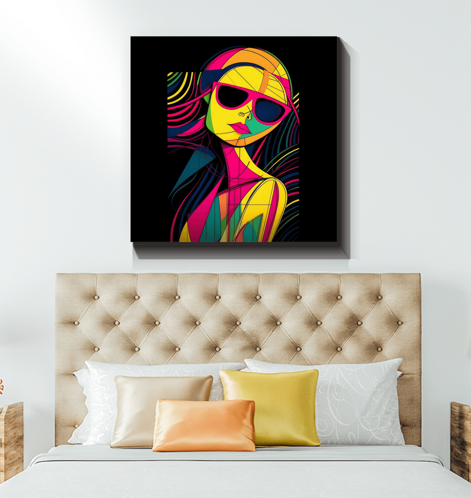 Chic Elegance Runway Canvas Print - Beyond T-shirts