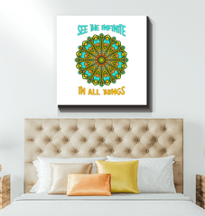 Floral Mandala Art Piece - Beyond T-shirts